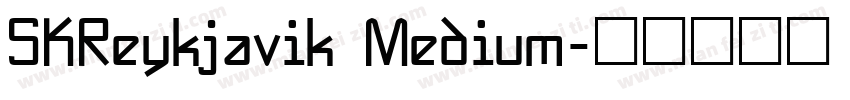 SKReykjavik Medium字体转换